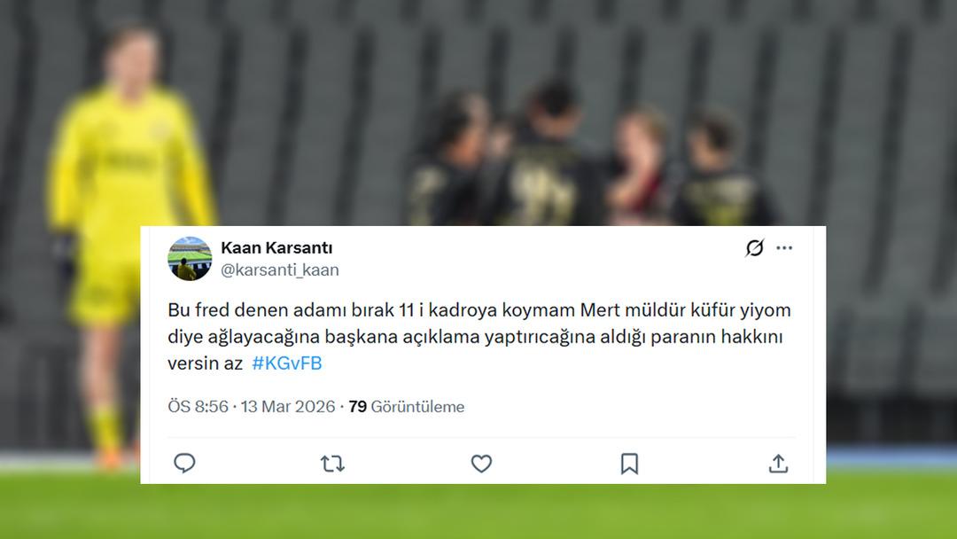 Fenerbah&ccedil;e, Fatih Karag&uuml;mr&uuml;k deplasmanında ilk yarıya geride girdi! Taraftarlar yıldız ismi yerin dibine soktu 5