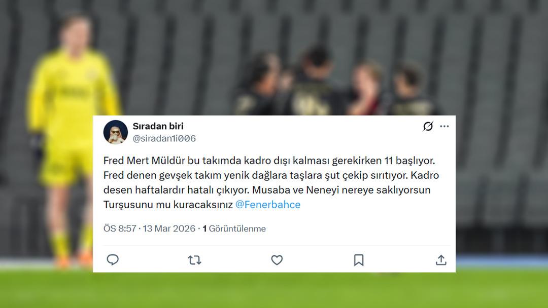 Fenerbah&ccedil;e, Fatih Karag&uuml;mr&uuml;k deplasmanında ilk yarıya geride girdi! Taraftarlar yıldız ismi yerin dibine soktu 7