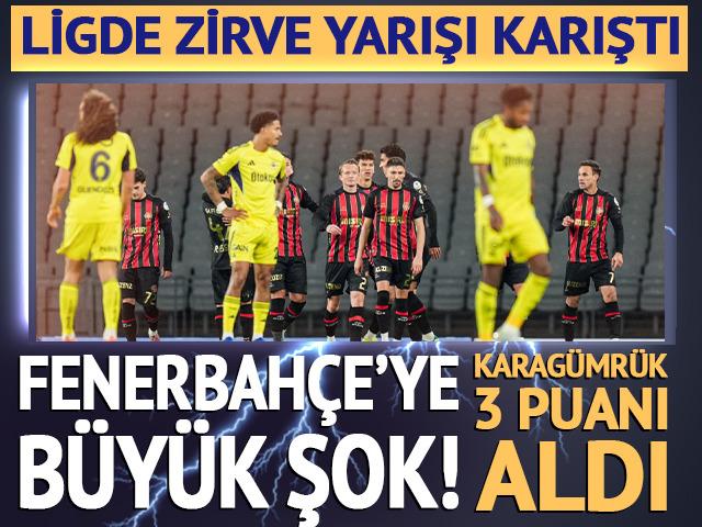 Fenerbah&ccedil;e'ye b&uuml;y&uuml;k şok! Fatih Karag&uuml;mr&uuml;k rakibini ge&ccedil;ti