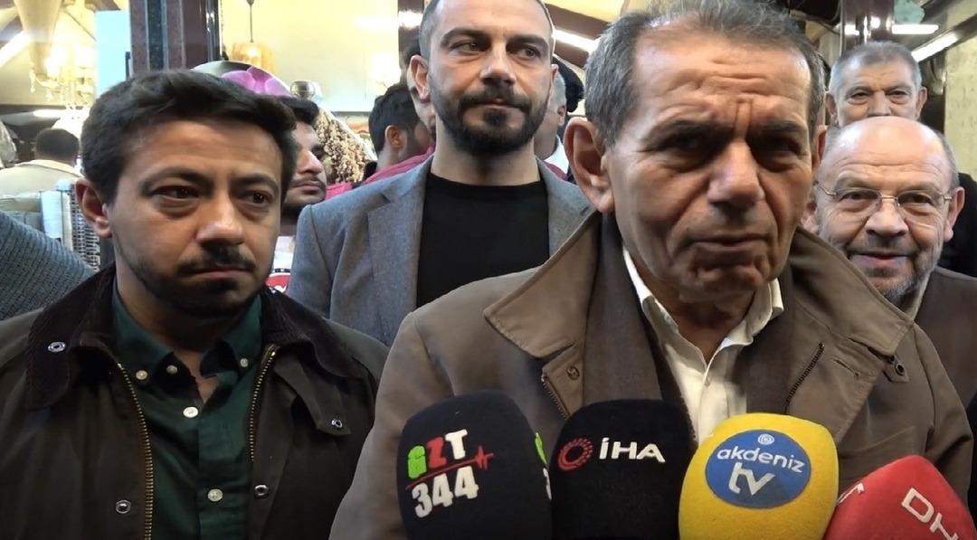 Galatasaray Başkanı Dursun &Ouml;zbek depremzedelerle iftarda buluştu 1