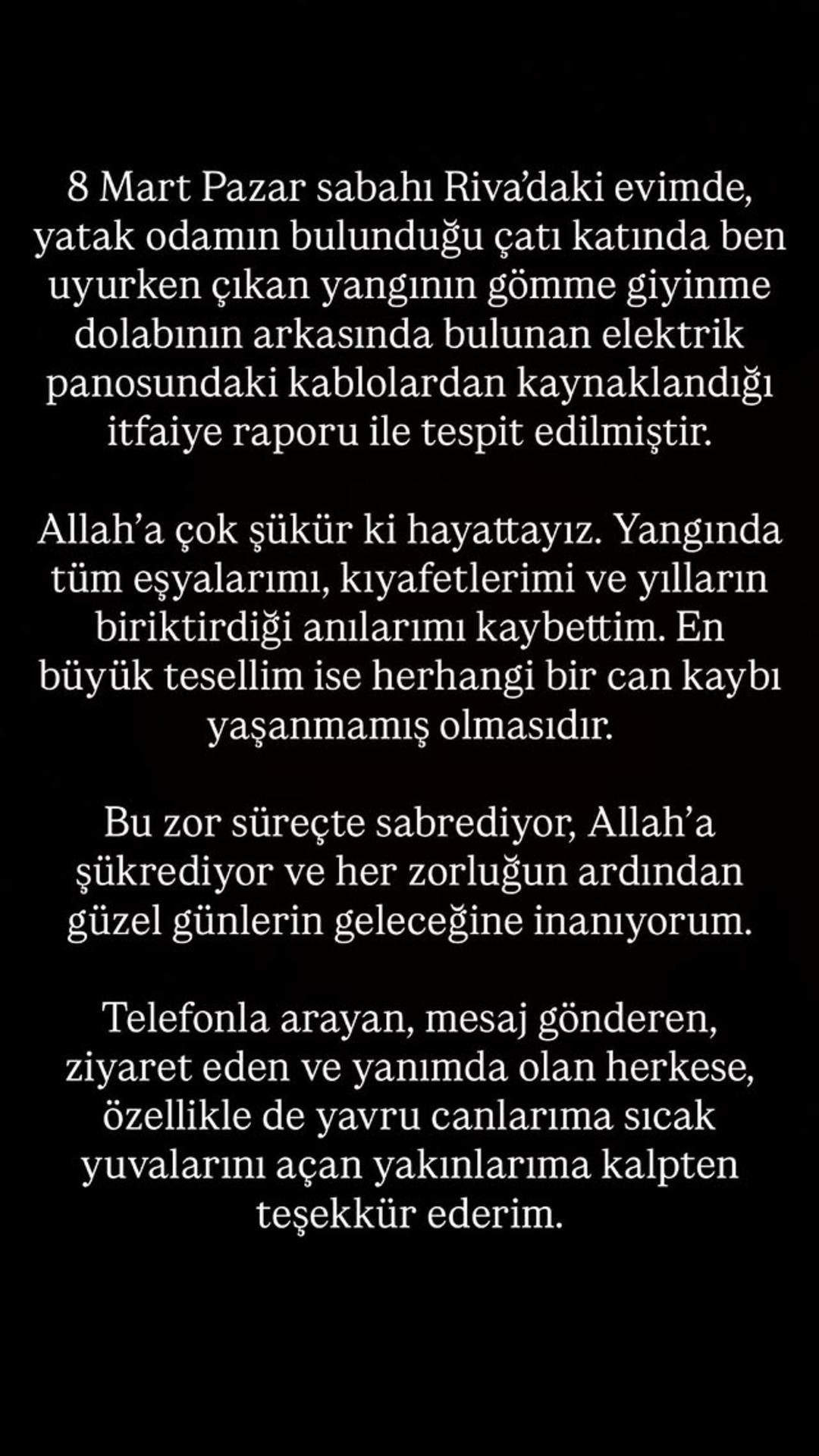 Riva daki villasında &ccedil;ıkan yangının nedeni belli oldu! Aslıhan Karalar a&ccedil;ıkladı 3