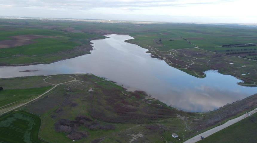 Dip seviyeyi g&ouml;ren T&uuml;rkmenli Barajı'ndaki doluluk y&uuml;zde 11'e y&uuml;kseldi