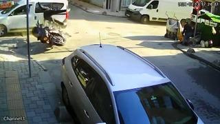 Esenler'de yine aynı noktada kaza