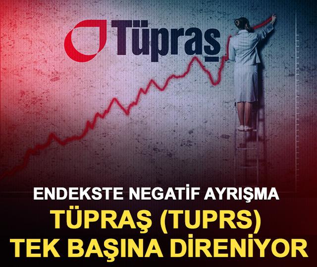 T&uuml;praş (TUPRS) tek başına direniyor: Endekste negatif ayrışma