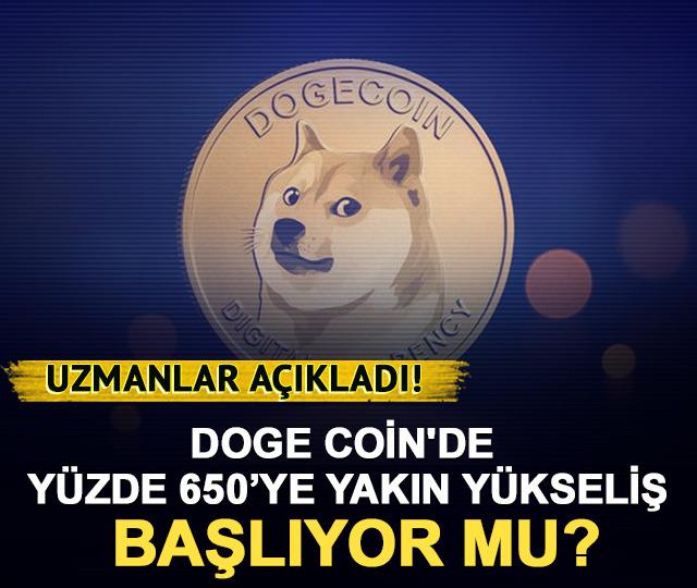 Uzmanlar A&ccedil;ıkladı! Doge Coin'de %650&rsquo;ye Yakın Y&uuml;kseliş Başlıyor mu?