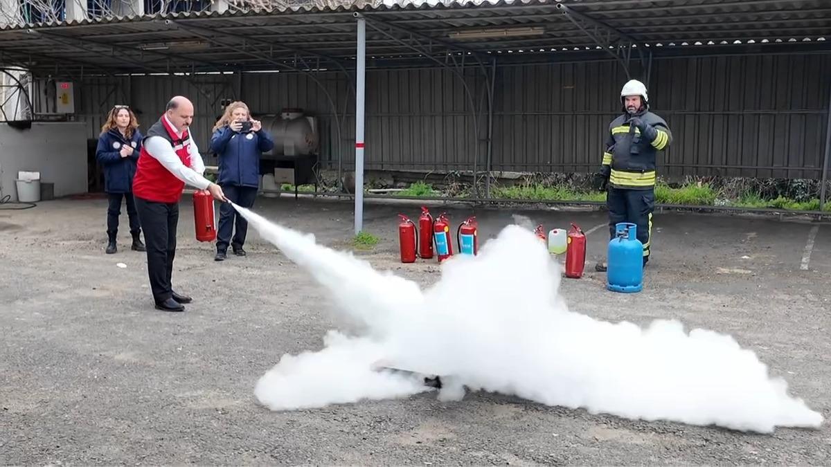 Alevlere karşı eğitim: Tarım personeli yangınla mücadeleyi sahada öğrendi - Güncel Haberler