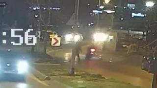 Kartal’da sürücünün 'dur' ihtarına uymadığı motosiklet ağaca çarptı