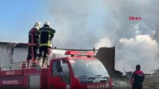 Çorum’da yangın! 2 ev ve 1 traktör kullanılamaz hale geldi