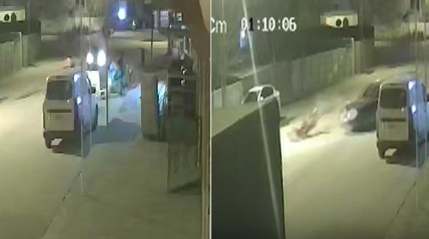 Alkoll&uuml; şekilde polisten ka&ccedil;arken motosikletli belediye iş&ccedil;isine &ccedil;arpan şahıs başkanın oğlu &ccedil;ıktı