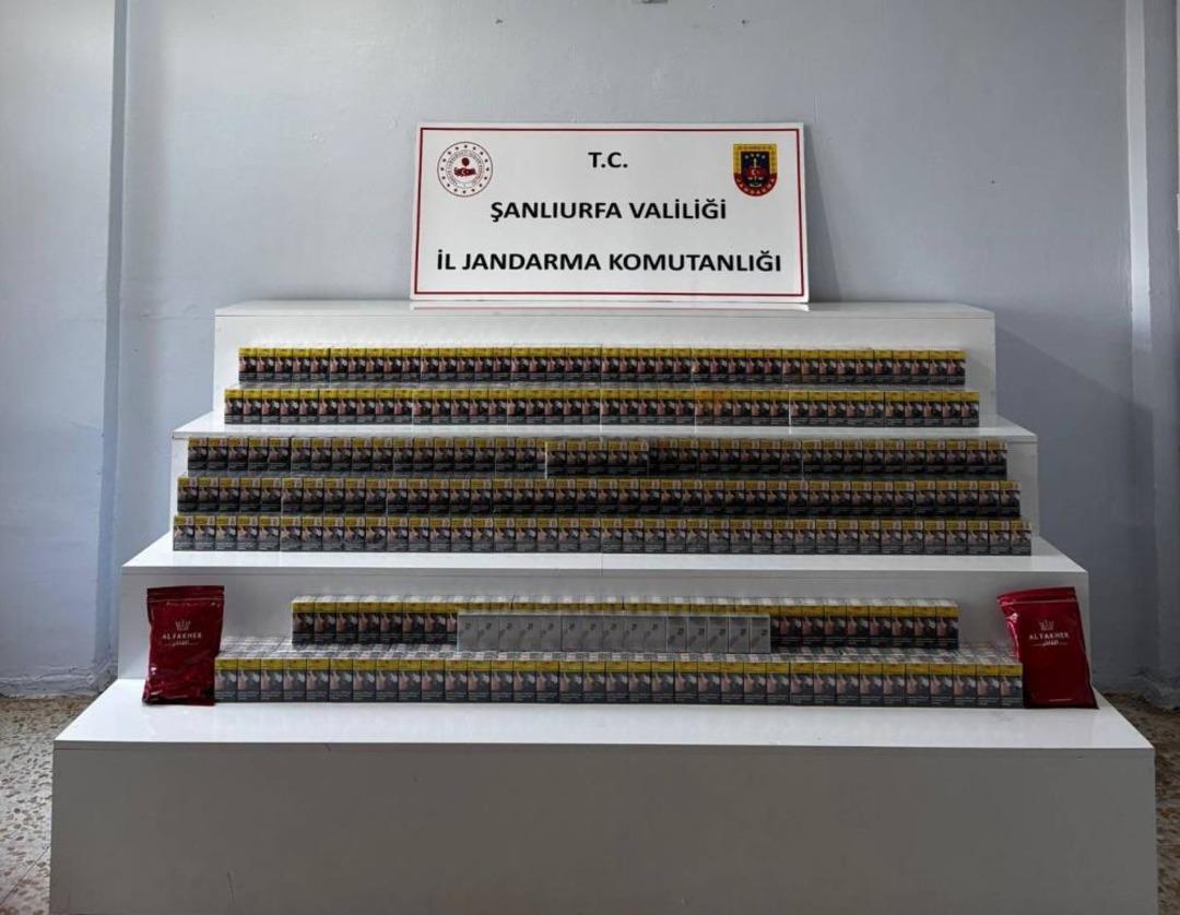 Şanlıurfa da 5 bin 700 paket g&uuml;mr&uuml;k ka&ccedil;ağı sigara ele ge&ccedil;irildi 1