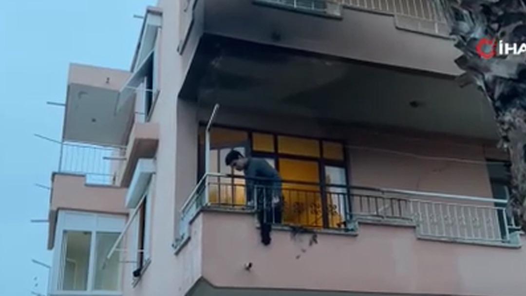 Apartman dairesinde yangın: 1 kişi dumandan etkilendi 1