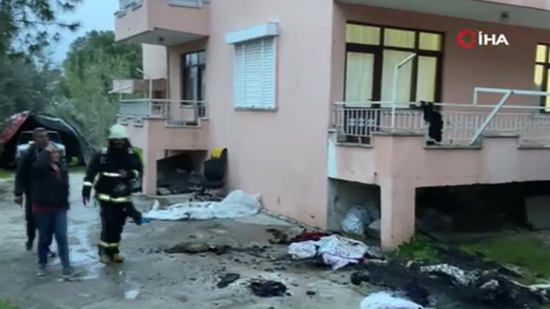 Apartman dairesinde yangın: 1 kişi dumandan etkilendi 2