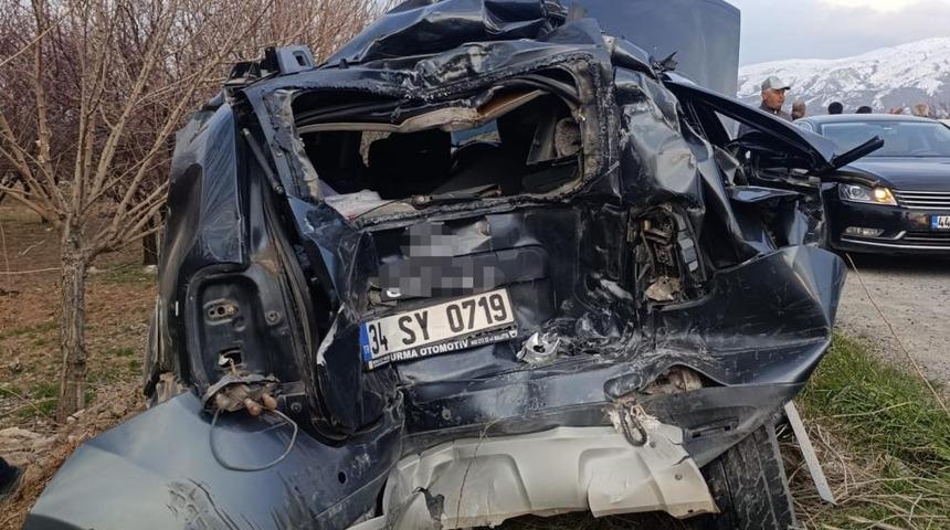 Malatya'da feci kazanın g&ouml;r&uuml;nt&uuml;leri ortaya &ccedil;ıktı