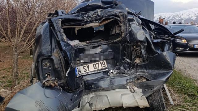 Malatya'da feci kazanın görüntüleri ortaya çıktı