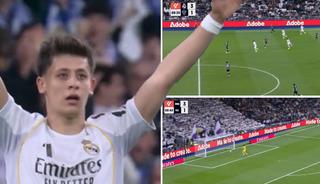 Real Madrid'in yıldızı Arda G&uuml;ler'den jeneriklik gol! 