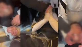  Ağzını, ellerini ve ayaklarını bantlayıp darbedip paylaştılar