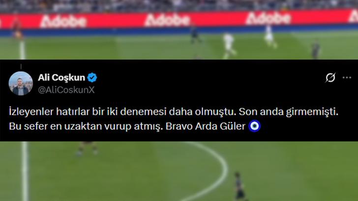 Arda Güler yüzyılın golünü attı! Orta sahanın bile gerisinden rakip kaleye roket yolladı G4