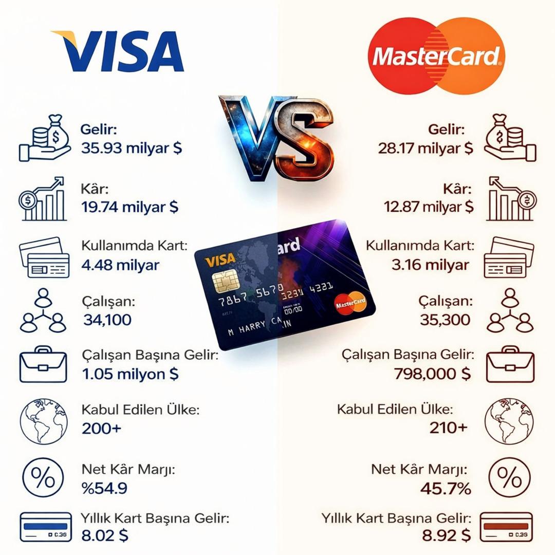 Kartınızı &ccedil;ekiyorsunuz, onlar para basıyor: Visa ve Mastercard bir g&uuml;nde ne kadar kazanıyor? 1