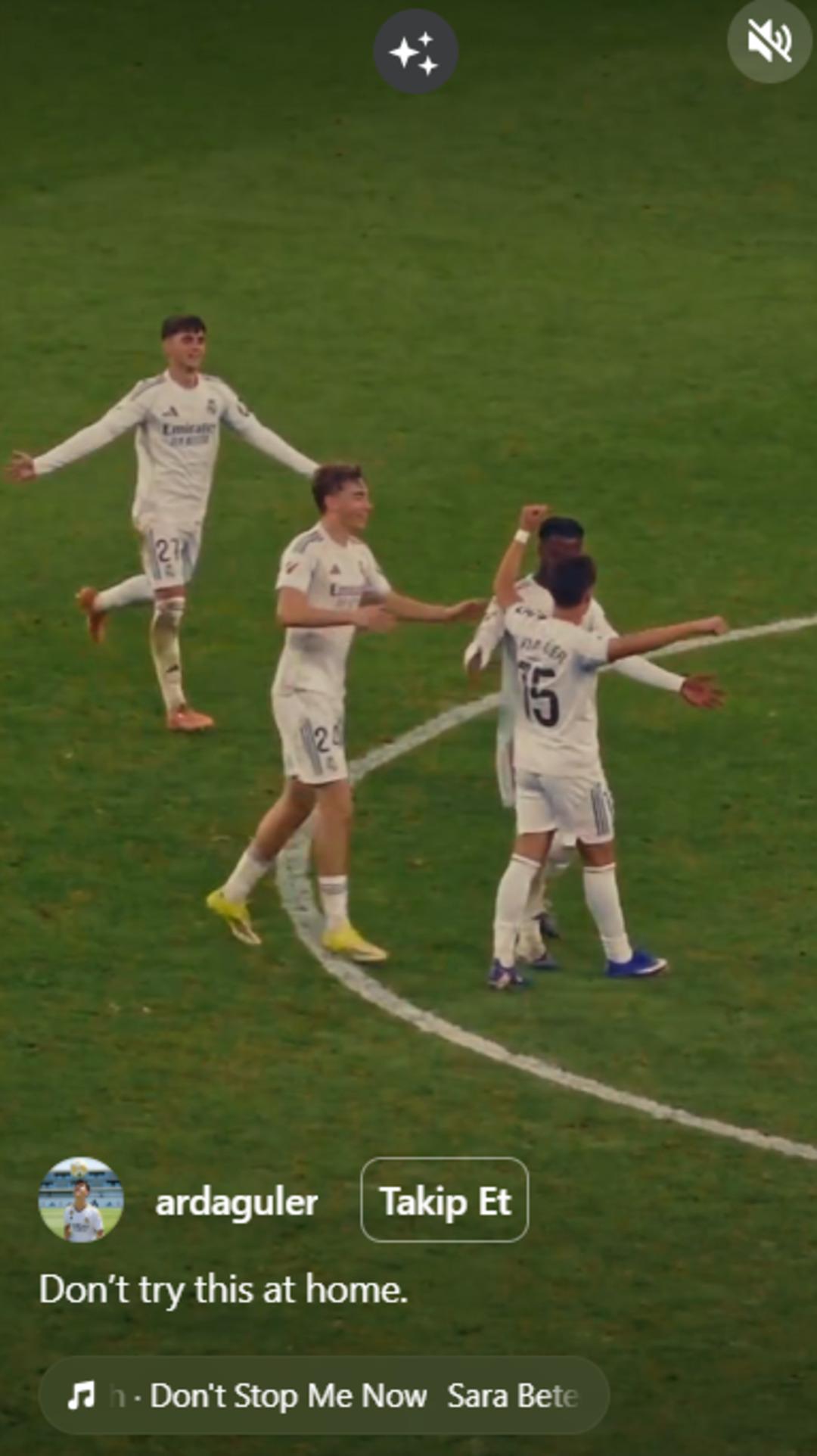 Attığı golle olay yaratmıştı! Arda G&uuml;ler den paylaşım geldi 3