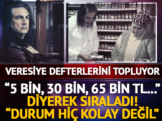 &Ccedil;elik bakkal bor&ccedil;larını kapatıyor! "5 bin, 30 bin, 65 bin TL" diyerek sıraladı
