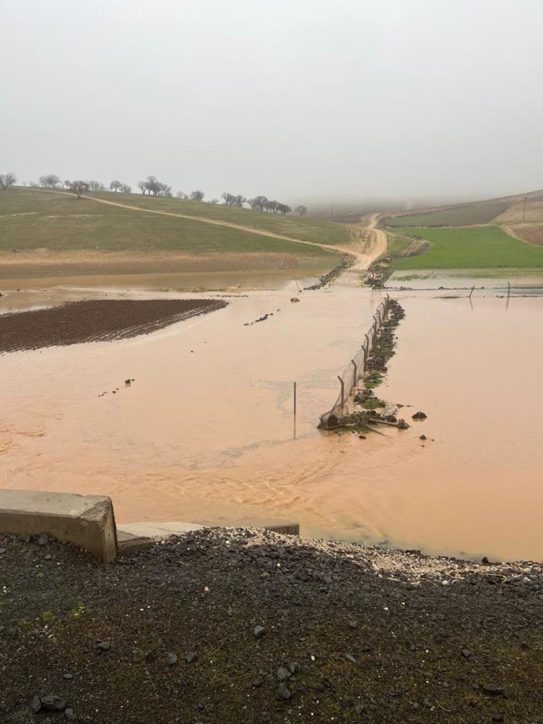Mardin ve Diyarbakır da taşkın! Çok sayıda ev ve iş yeri sulara teslim oldu 4