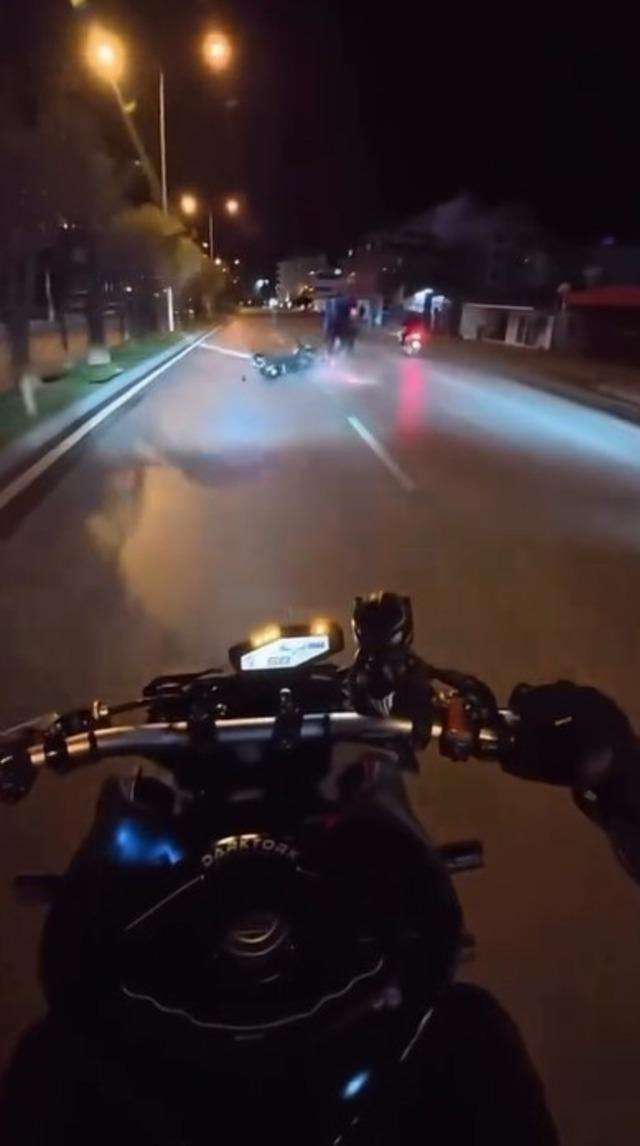 Alanya’da tek teker kazasında faciadan dönüldü 2