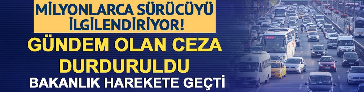 Bakanlık a&ccedil;ıkladı! Ara&ccedil;larda multimedya ekran cezası durduruldu