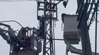 Hırsızlık için çıktığı elektrik direği sonu oldu