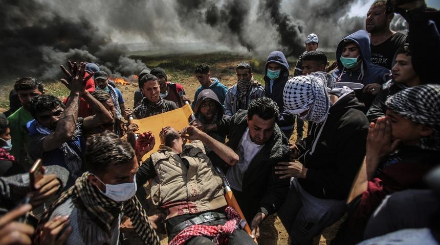 Gazze'den acı haber! 7 Filistinli şehit oldu