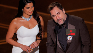 OScar'a damga vurdu! '&Ouml;zg&uuml;r Filistin' mesajı