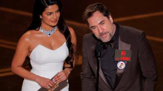 Javier Bardem Oscar'da sahneden seslendi: Savaşa hayır. Özgür Filistin!