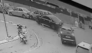 Tekirdağ&rsquo;da 5 aracın karıştığı zincirleme kaza kamerada