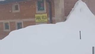 Bayburt&rsquo;ta Kılı&ccedil;kaya Yaylası kar altında kaldı