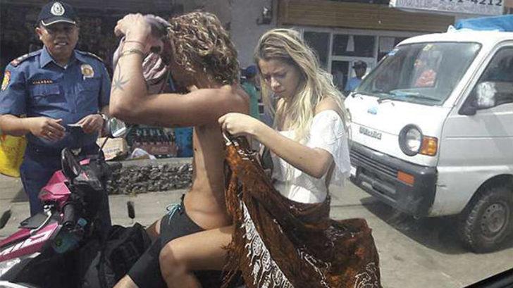 Genç modele ceza: Poponu ört! G1