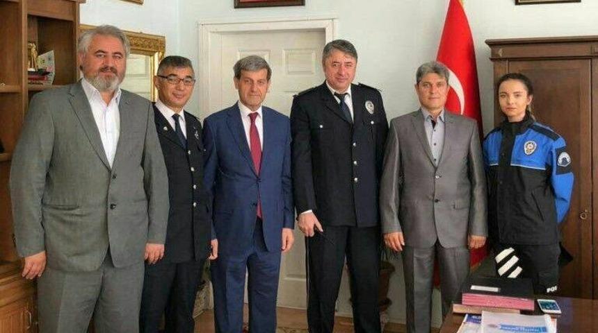 Polis Teşkilatı&rsquo;ndan Başkan &Ouml;zkan&rsquo;a ziyaret