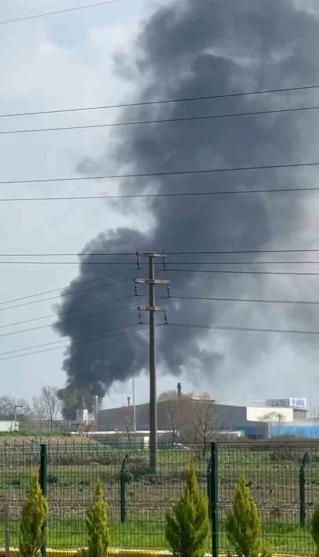 Kocaeli de fabrikada korkutan yangın 5