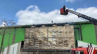 Kocaeli'de fabrikada korkutan yangın