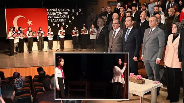 Arapça İstiklal Marşı'na soruşturma: Tartışma yaratan görüntülerin ardından Karaman Valiliği harekete geçti