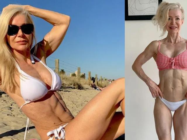 Yok b&ouml;yle babaanne! 65 yaşında fiziğiyle taş &ccedil;ıkartıyor