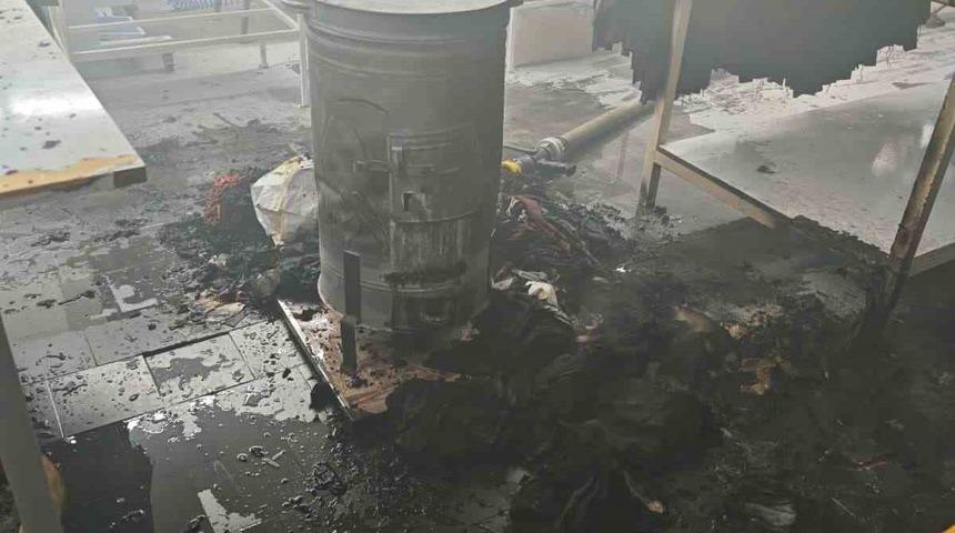 Bilecik&rsquo;te bir tekstil at&ouml;lyesinde &ccedil;ıkan yangın korkuttu