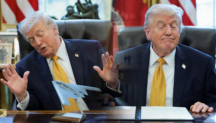 Trump elektriksiz kalan &uuml;lkeyi g&ouml;z&uuml;ne kestirdi