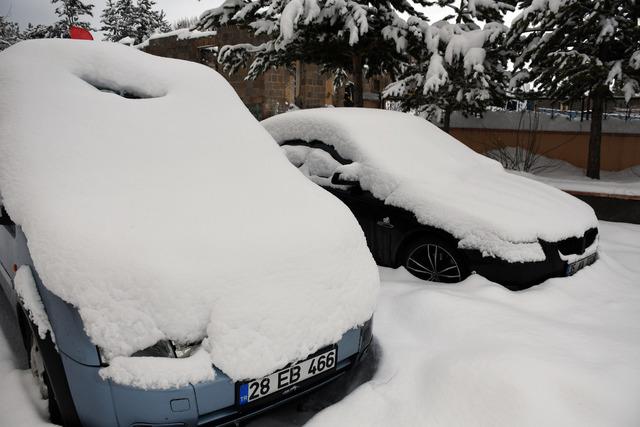 Kars ile Ardahan da kar yerini soğuk havaya bıraktı 2