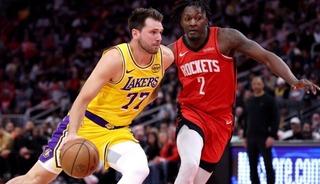 NBA'de Lakers, Rockets'ı yenerek art arda 6. galibiyetine ulaştı