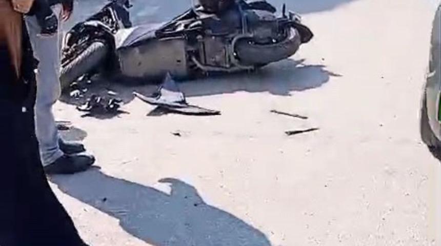 Bursa&rsquo;da ani d&ouml;n&uuml;ş kazaya neden oldu: 1 kişi yaralandı