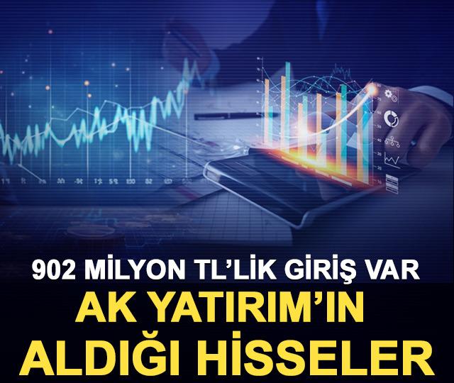 902 milyon TL&rsquo;lik giriş var: Ak Yatırım&rsquo;ın bug&uuml;n aldığı hisseler
