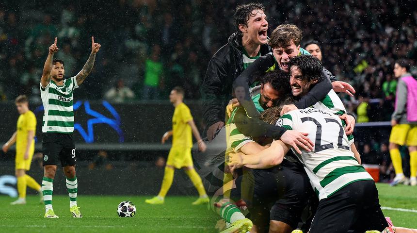 Şampiyonlar Ligi'nde tarihi geri d&ouml;n&uuml;ş! Sporting imkansızı başardı: Bu kez Bodo buz kesti