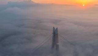 İstanbul'da sabahın ilk ışıklarıyla mest eden g&ouml;r&uuml;nt&uuml;