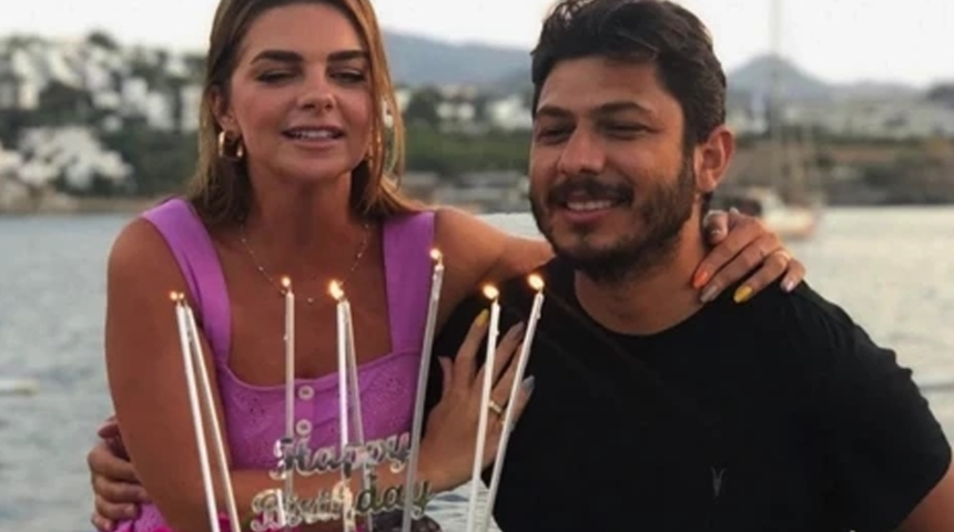 Pelin Karahan ve Bedri G&uuml;ntay'ın zoraki tatili! G&ouml;r&uuml;nt&uuml;ler dikkat &ccedil;ekti