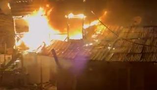 Bolu&rsquo;da tek katlı ev k&uuml;le d&ouml;nd&uuml;