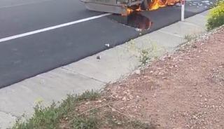 Osmaniye&rsquo;de mazot y&uuml;kl&uuml; tanker alev aldı